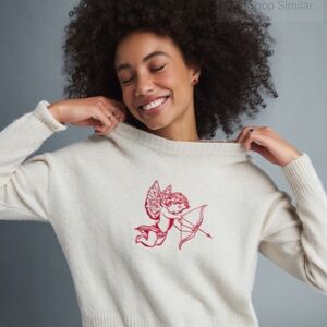 CUPID Sweater Medium, Perfect for Valentines, Engagement